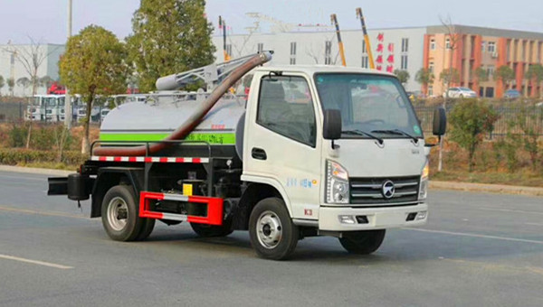 國六藍(lán)牌微型吸糞車